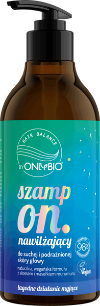 OnlyBio Hair Balance Szampon Nawilżający do Suchej i Podrażnionej Skóry Głowy 400ml
