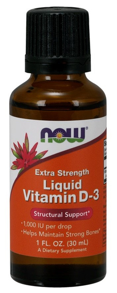 Now Foods Extra Strength Vitamin D-3 Liquid 1000 IU 30ml