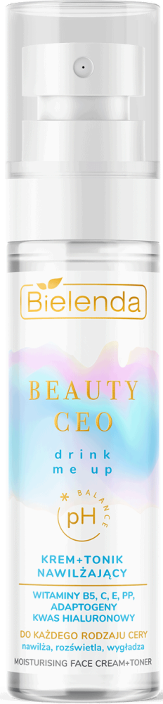 Bielenda Beauty Ceo Drink Me Up Nawilżający Krem Tonik dla Każdego Rodzaju Cery 75ml Best Before 30.04.25