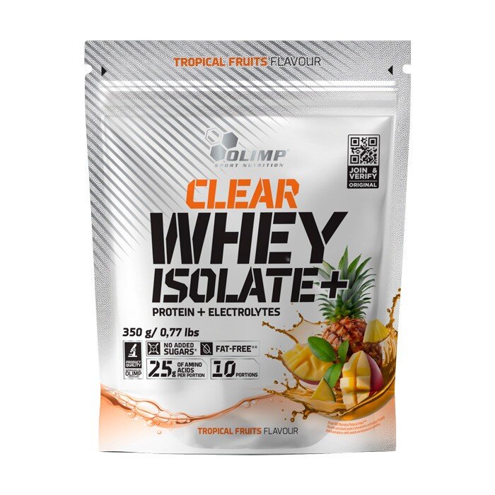 Clear Whey Isolate+, Tropical Fruits - 350g