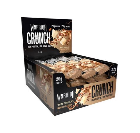 Crunch Bar, White Chocolate Mocha - 12 bars