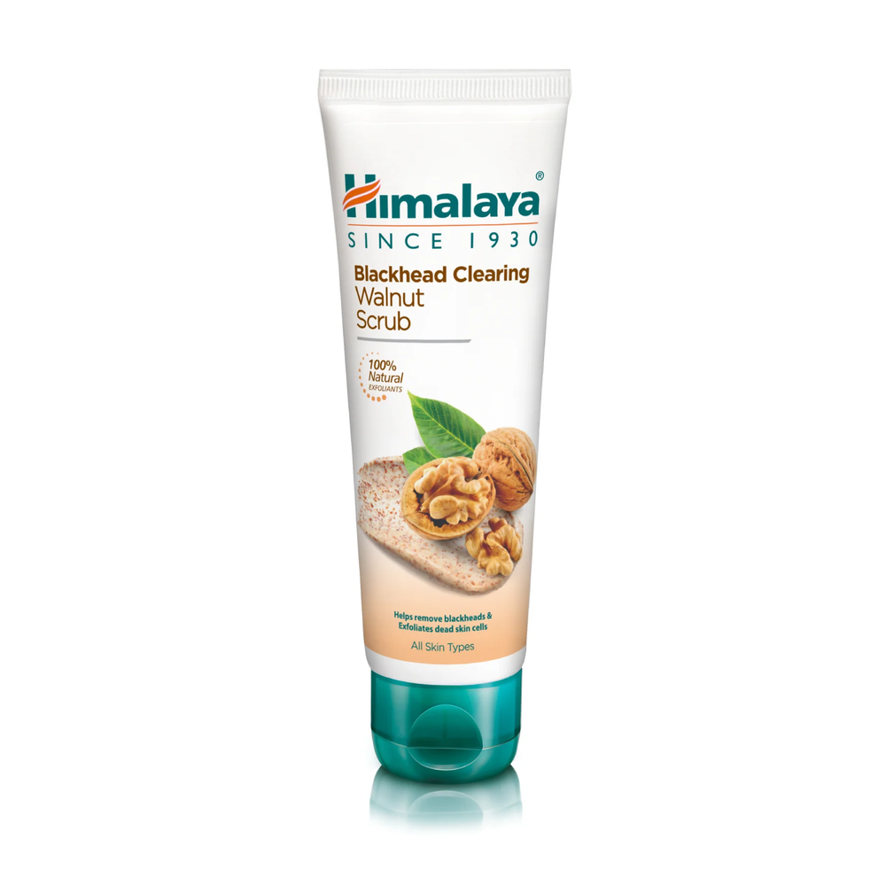 Himalaya Walnut Face Scrub Blackhead Remover for All Skin Types 75ml