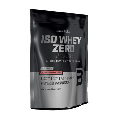 Iso Whey Zero Black, Strawberry - 500g