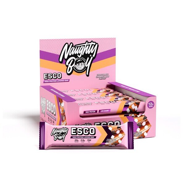 ESCO Protein Bar, Chocolate Caramellow - 12 x 65g