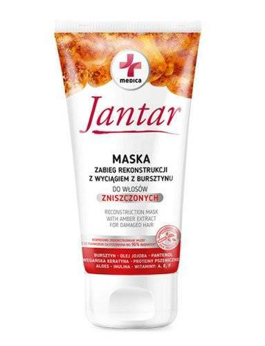Jantar Maska Zabieg Rekonstrukcji Do Włosów Zniszczonych 200ml
