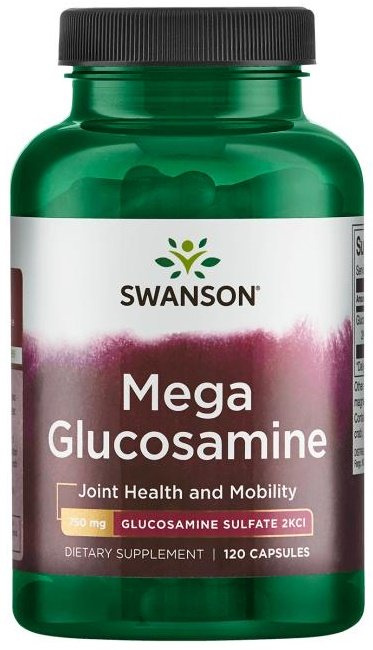 Swanson Mega Glucosamine 750mg 120 Kapsułek