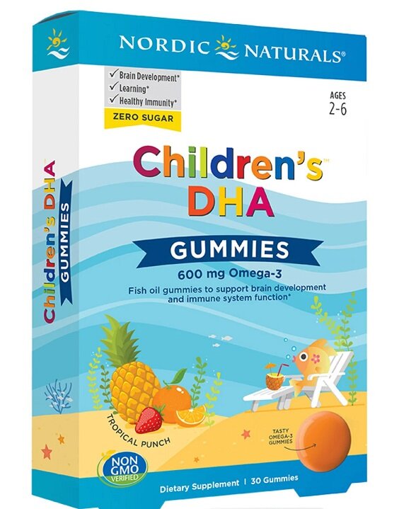 Children's DHA Gummies, 600mg - 30 gummies