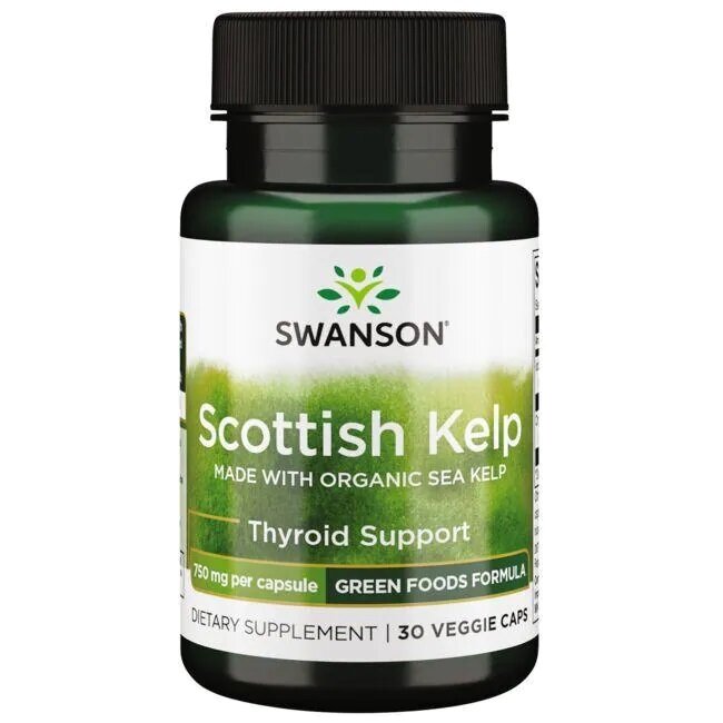 Swanson Scottish Kelp 750mg 30 Vcapsules