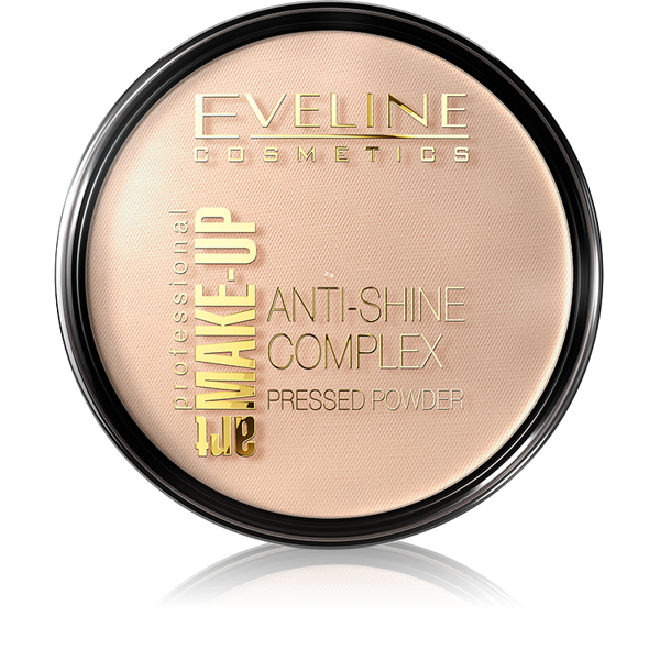 Eveline Make Up Art Anti-Shine Complex Puder Prasowany Nr 31 Transparent 14g