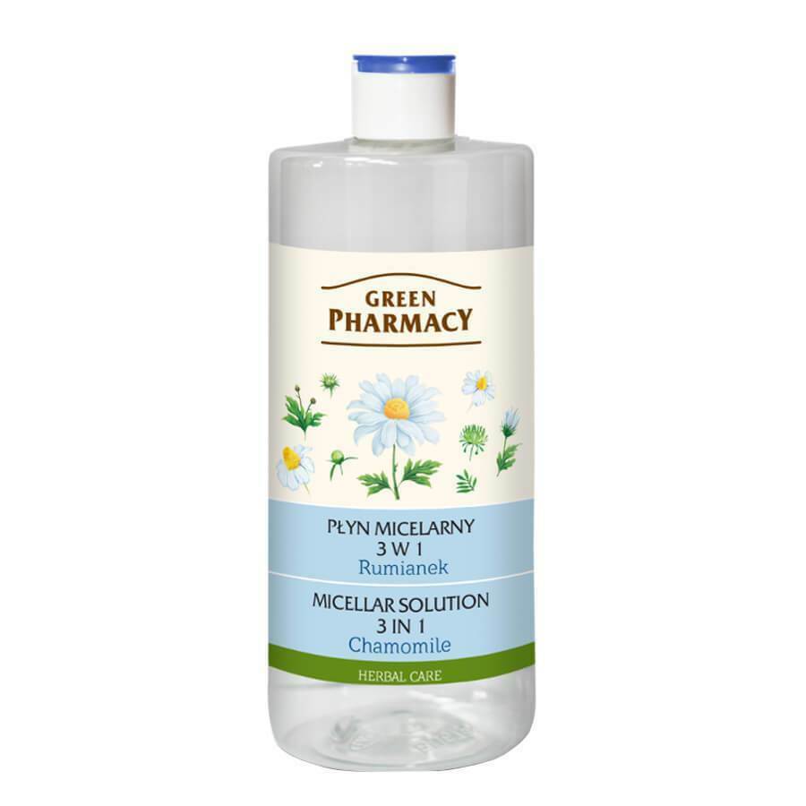 Green Pharmacy Micellar Solution 3in1 Chamomile 500ml