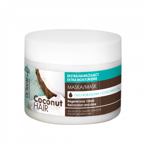 Dr. Sante Coconut Hair Maska z Olejem Kokosowym 300 ml