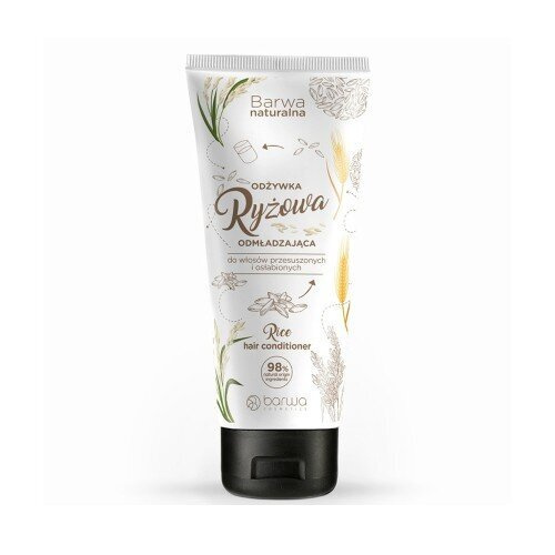 Barwa Natural Rejuvenating Rice Conditioner in a Tube for Weakened and Dry Hair 200ml