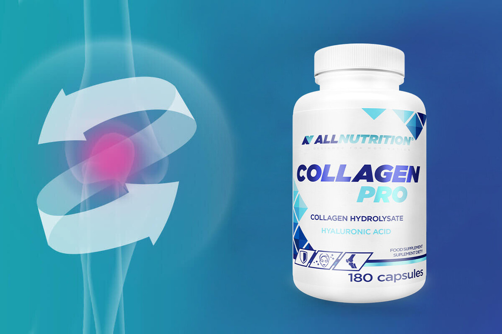 Allnutrition Collagen Pro Kolagen Hydrolizowany 180 Kapsułek