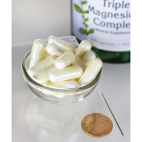 Swanson Triple Magnesium Complex 400mg 100 Kapsułek