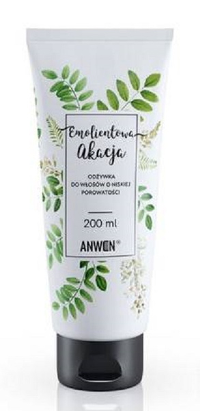 Anwen Akacja Emolientowa Odżywka do Włosów Niskoporowatych 200ml