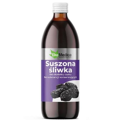 EkaMedica Śliwka Suszona bez Dodatku Cukru i Konserwantów 0,5l