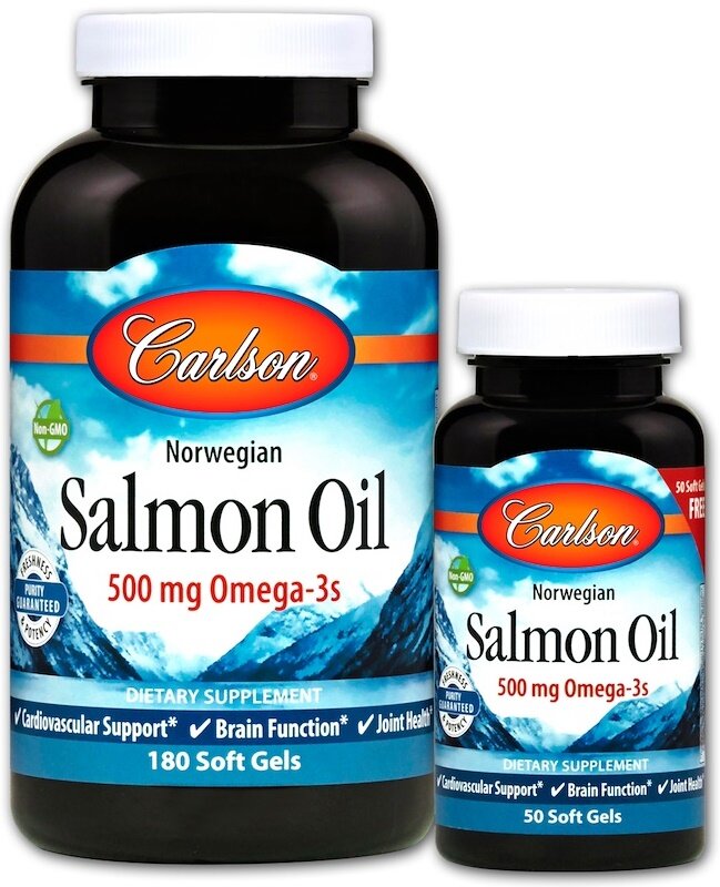 Norwegian Salmon Oil - 180 + 50 softgels