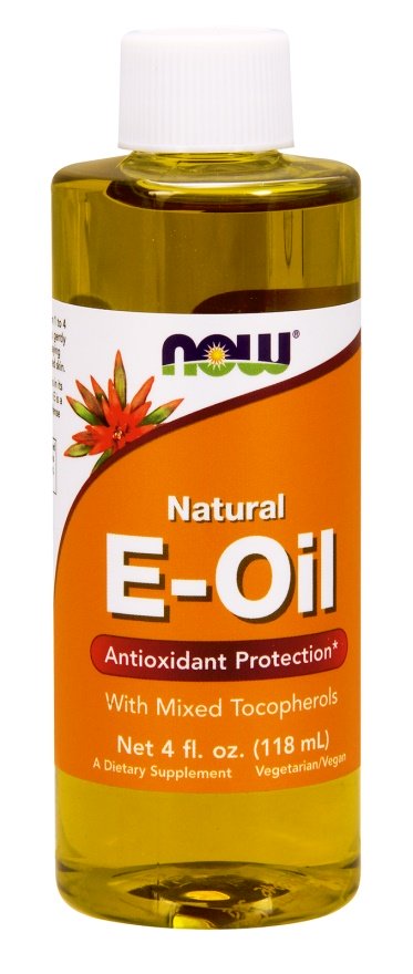 Now Foods Vitamin E Natural Liquid with Mixed Tocopherols Supports Immunity 118ml