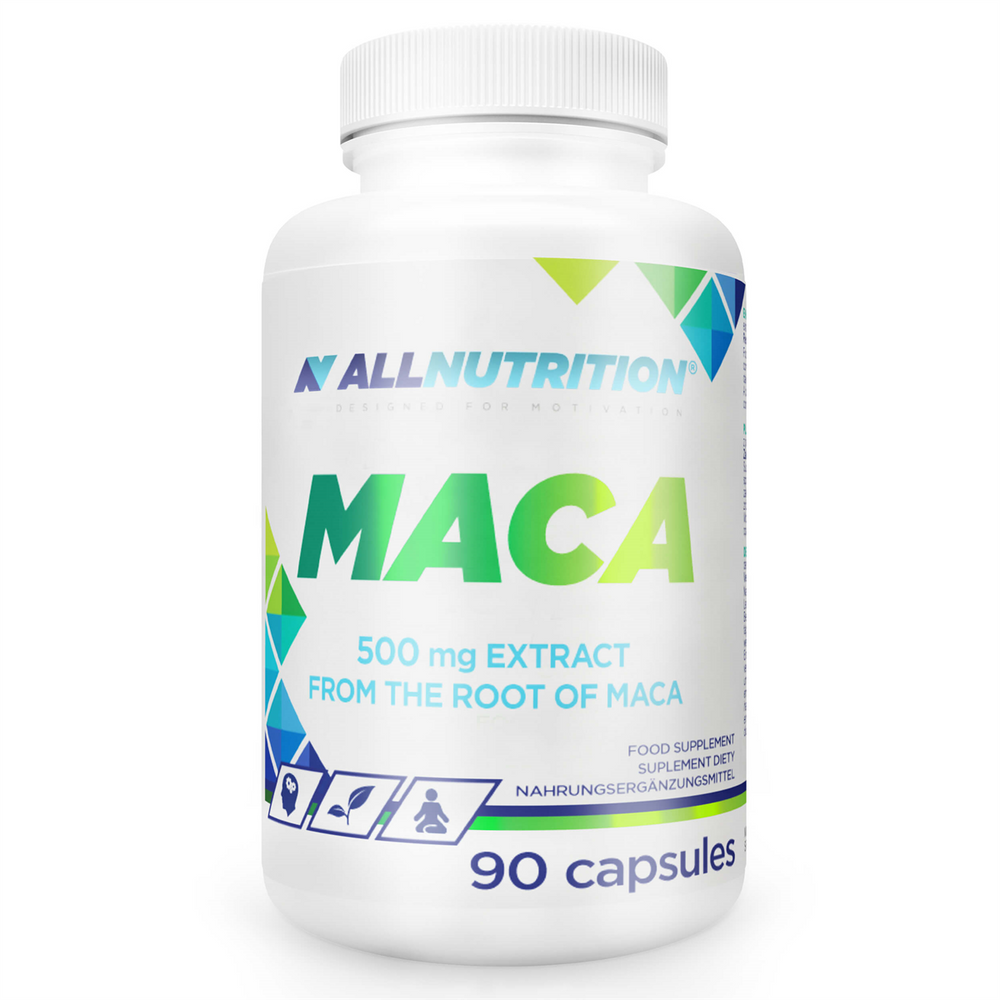 Allnutrition Maca 500mg Peruvian Maca Extract for Optimal Strength Improvement 90 Capsules