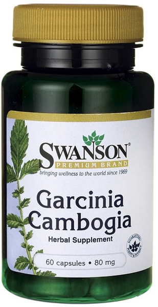 Swanson Garcinia Cambogia 5:1 Extract 80mg 60 Capsules