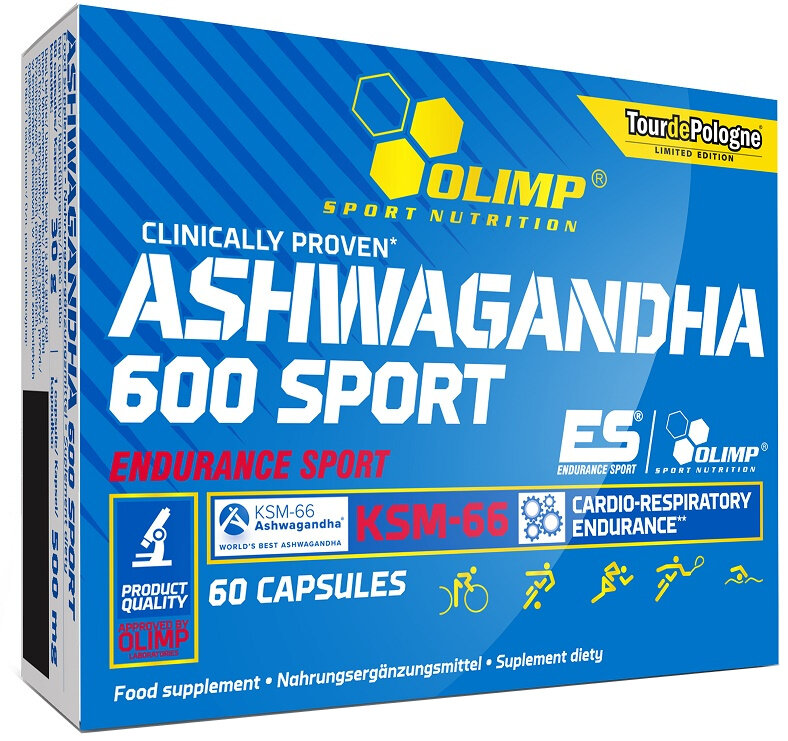 Olimp Ashwagandha 600 Sport 60 Kapsułek