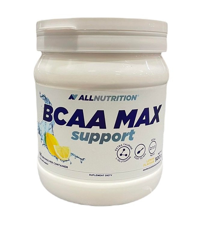 Allnutrition BCAA Max Support Kompleks Aminokwasów Lemon 500g