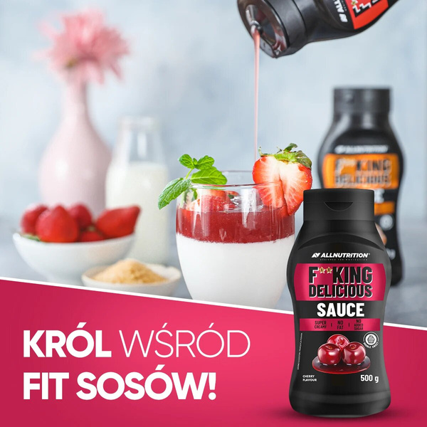 Allnutrition Fitking Delicious Sauce Niskokaloryczny Sos Truskawkowy 500g
