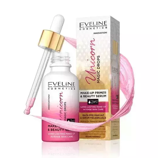 Eveline Unicorn Innovative Liquid Base Serum MakeUp Primer 2in1 30ml