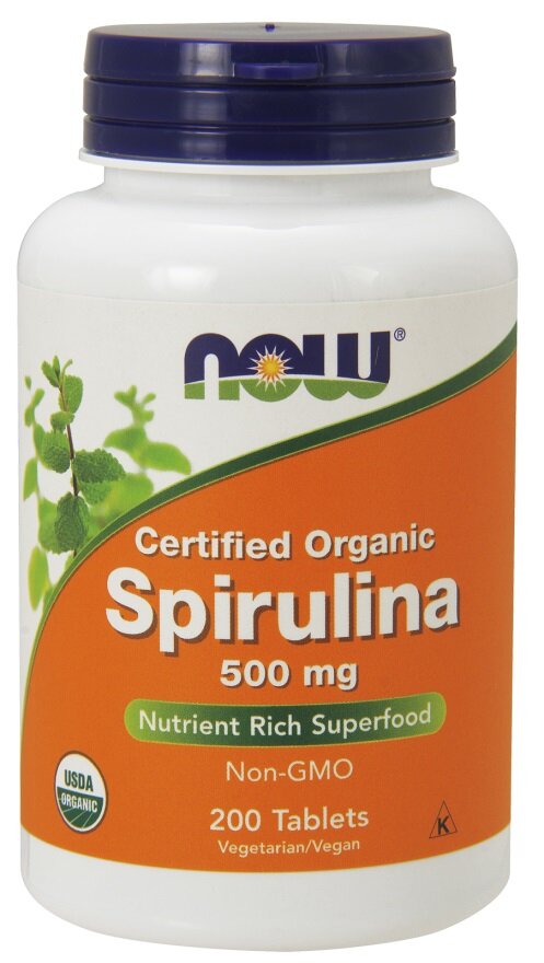 Spirulina, 500mg - 200 tabs