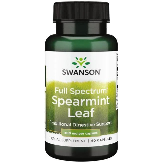 Swanson Full Spectrum Spearmint Leaf 400mg 60 Capsules