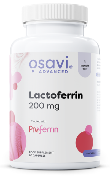 Osavi Laktoferyna 200mg na Wsparcie Odporności 60 Kapsułek