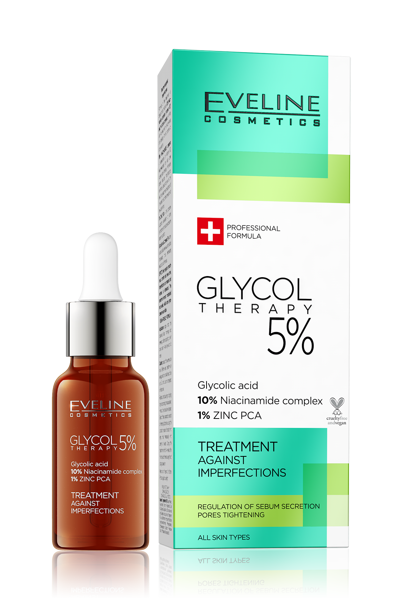 Eveline Cosmetics Glycol Therapy 5% Treatment Against Imperfections 18ml