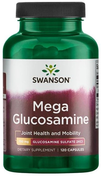 Swanson Mega Glucosamine 750mg 120 Kapsułek