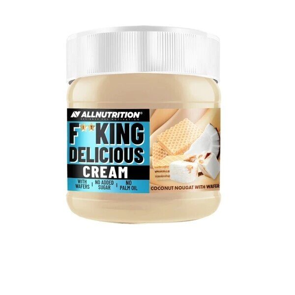 Allnutrition Fitking Delicious Cream Coconut Nougat with Wafers 200g