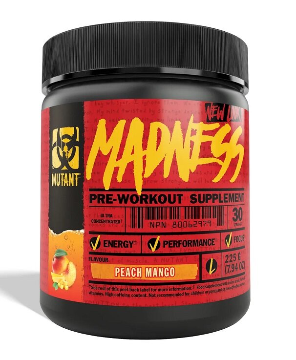 Mutant Madness, Peach Mango - 225g