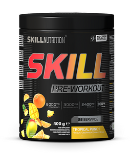 Skill Pre-Workout, Tropical Punch - 400g