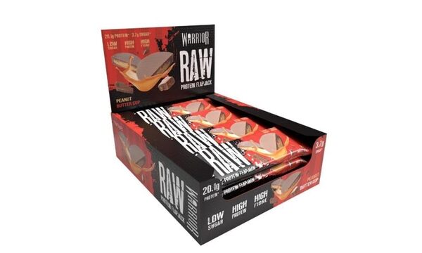 Raw Protein Flapjack, Peanut Butter Cup - 12 bars