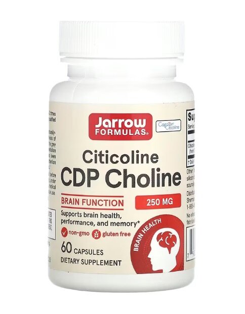 Citicoline CDP Choline, 250mg - 60 caps