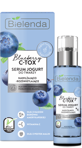 Bielenda Blueberry C Tox Serum Jogurt Nawilżająco Rozświetlające 30g