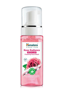 Himalaya Rose Radiance Rozświetlająca Pianka Micelarna do Mycia Twarzy z Organiczną Różą dla Każdego Rodzaju Skóry 150ml