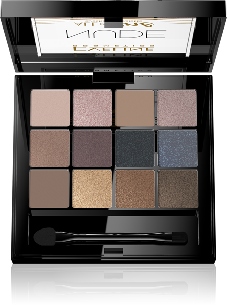 Eveline All In One Paleta 12 Cieni do Powiek Nude