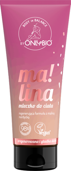 OnlyBio Regenerujące Mleczko do Ciała z Maliną Nordycką 200ml