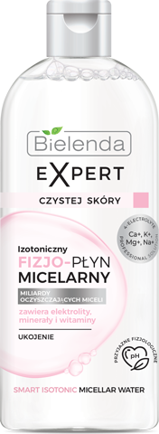 Bielenda Expert Czystej Skóry Izotoniczny Kojący Fizjo-Płyn Micelarny 400ml