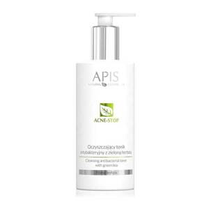 Apis Home terApis Acne Stop Oczyszczający Tonik Antybakteryjny z Zieloną Herbatą dla Cery Tłustej i Mieszanej 300ml