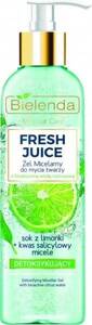 Bielenda Fresh Juice Detoksykujący Żel Micelarny do Mycia Twarzy Limonka 190ml