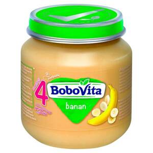 BoboVita Przecier dla Niemowląt Banan po 4 Miesiącu bez Dodatku Cukru 125g