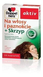 Doppelherz Na Włosy I Paznokcie + Skrzyp Rewitalizuje Włosy I Paznokcie 30 Tabl