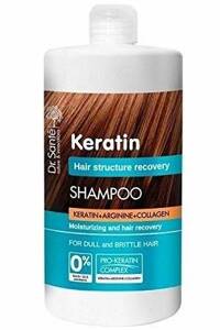 Dr. Sante Keratin Hair Szampon z Keratyną Argininą Kolagenem do Włosów Matowych i Łamliwych 1000ml