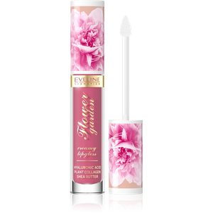 Eveline Flower Garden Kremowy Błyszczyk do Ust Nr 03 Magnolia Charm Vegan 4,5ml