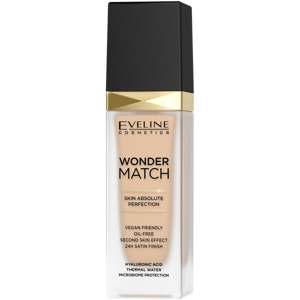 Eveline Wonder Match Luksusowy Podkład Dopasowujący do Odcienia Skóry Nr 16 Llight Beige 30ml